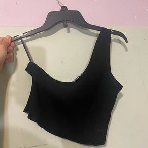 One shoulder crop top
